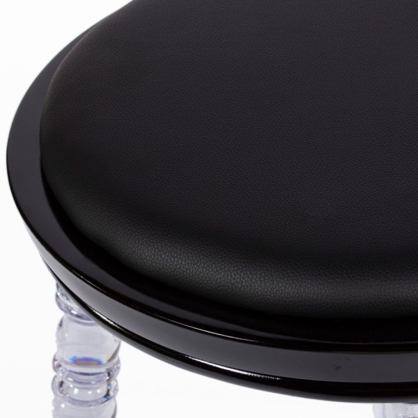 Купить Стул Babel чёрный с прозрачными ножками по низкой цене