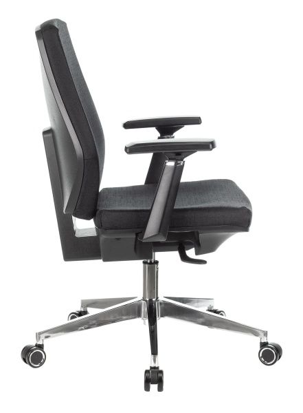 Кресло Бюрократ CH-545/LUX черный 38-418 крестовина алюминий | Купить в КупиКресла.ру