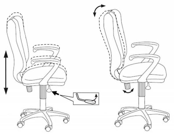 Кресло Бюрократ Ch-540AXSN черный 26-28 крестовина пластик | Купить в КупиКресла.ру