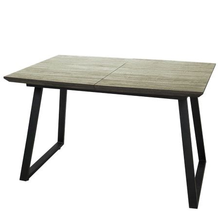 Купить Стол Stockholm раскладной 120-160х80х75см, серый дуб по низкой цене