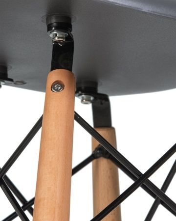 Купить Стул барный DAW BAR (ножки светлый бук, цвет серый) по выгодной цене для кафе, ресторанов и кухни