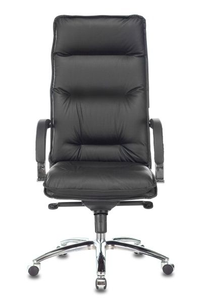 Кресло руководителя Бюрократ T-9927SL черный кожа крестовина металл хром | Купить в КупиКресла.ру