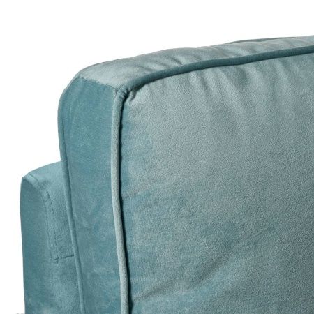 Купить Диван Scott двухместный серо-голубой по низкой цене