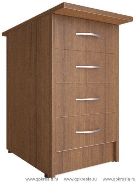 Купить Тумба приставная (4 ящика, с замком) А.ТП-4.2 по низкой цене Купить Тумба приставная (4 ящика, с замком) А.ТП-4.2 по низкой цене