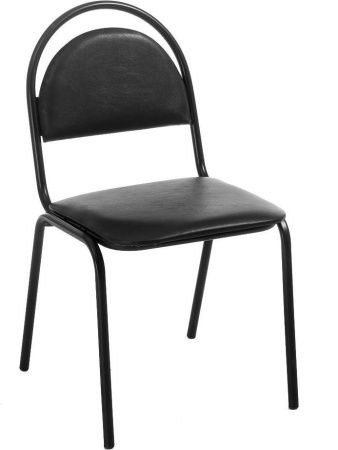Офисный стул Стандарт (минимальный заказ 30 шт) (Кожзам Черный)
