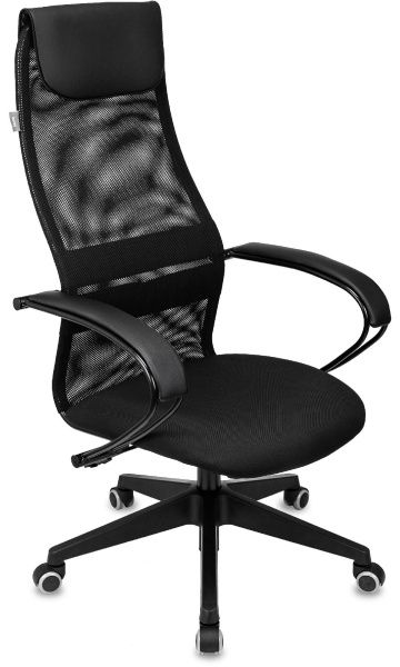 Кресло руководителя Бюрократ CH-607 черный TW-01 сетка/ткань с подголов. крестов. пластик | Купить в КупиКресла.ру