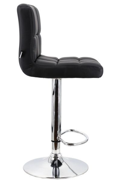 Барный стул Барный стул Everprof Asti Экокожа Черный для кафе, ресторанов и кухни