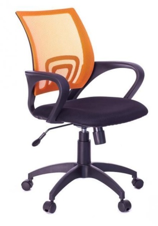 Офисное кресло Sti-Kо44 (СН695,СН696) топган/ ткань-сетка оранжевый