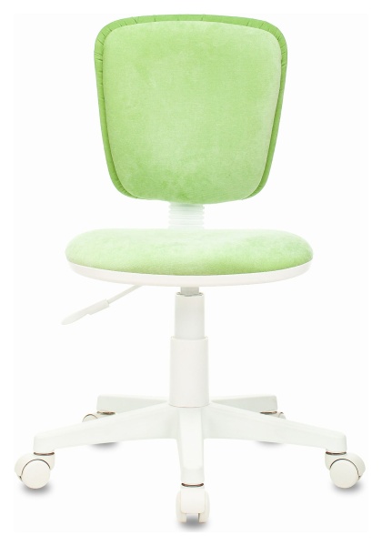 Купить Кресло детское Бюрократ CH-W204NX светло-зеленый Velvet 81 крестов. пластик белый пластик белый по низкой цене Кресло детское Бюрократ CH-W204NX светло-зеленый Velvet 81 крестов. пластик белый пластик белый | Купить в КупиКресла.ру