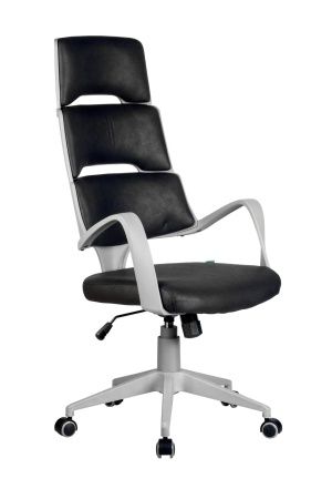 Кресло SAKURA (серый пластик) (Ткань Черный)