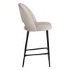 Купить Стул полубарный Leo латте по выгодной цене для кафе, ресторанов и кухни