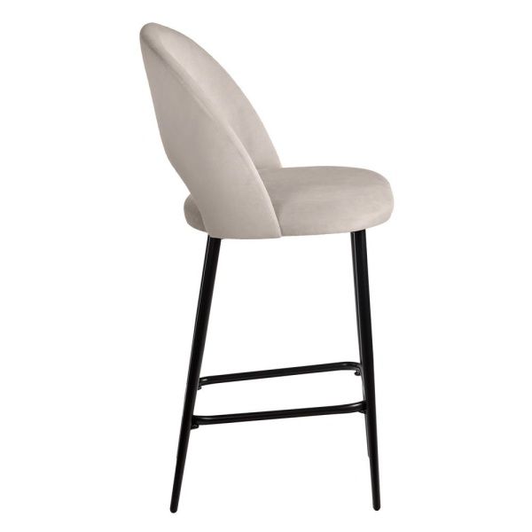 Стул полубарный Leo латте для кафе, ресторанов и кухни