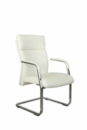 Кресло C1511 (Натуральная кожа Белый)