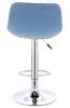 Купить Барный стул Everprof Cooper Ткань Голубой по выгодной цене для кафе, ресторанов и кухни