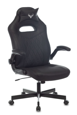 Кресло игровое Zombie VIKING 6 KNIGHT черный Diamond 600 искусственная кожа с подголов. крестовина металл