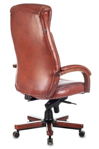 Купить Кресло руководителя Бюрократ T-9922WALNUT светло-коричневый Leather Eichel кожа крестовина металл/дерево по низкой цене Кресло руководителя Бюрократ T-9922WALNUT светло-коричневый Leather Eichel кожа крестовина металл/дерево | Купить в КупиКресла.ру