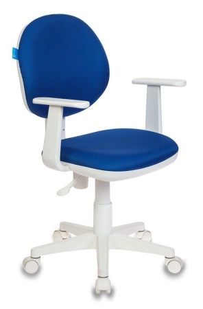Кресло детское Бюрократ CH-W356AXSN темно-синий 15-10 крестовина пластик пластик белый
