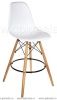 Барный стул Eames (Эймс) Пластик Белый