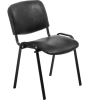 Офисный стул Изо черный (минимальный заказ 30 шт) (Кожзам Черный)