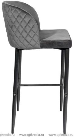 Барный стул Оскар Велюр Сине-зеленый