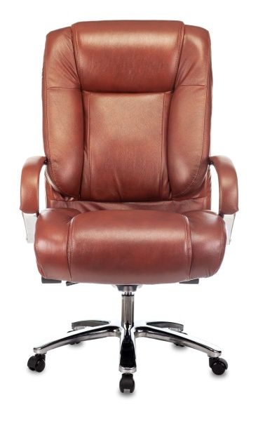 Купить Кресло руководителя Бюрократ T-9925SL светло-коричневый Leather Eichel кожа крестовина металл хром по низкой цене Кресло руководителя Бюрократ T-9925SL светло-коричневый Leather Eichel кожа крестовина металл хром | Купить в КупиКресла.ру