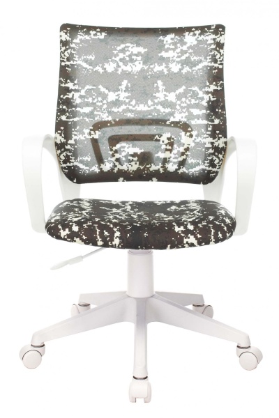 Купить Кресло детское Бюрократ KD-W4 черный/зеленый милитари крестов. пластик белый пластик белый по низкой цене Кресло детское Бюрократ KD-W4 черный/зеленый милитари крестов. пластик белый пластик белый | Купить в КупиКресла.ру