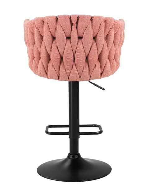 Стул барный LEON (розовая ткань (LAR 275-10))