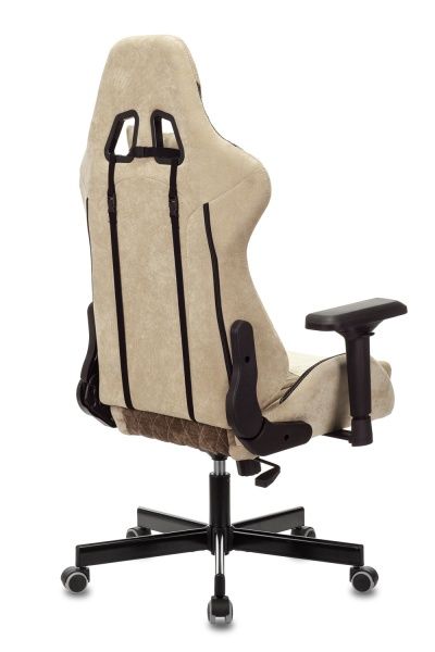 Кресло игровое Zombie VIKING 7 KNIGHT Fabric бежевый текстиль/эко.кожа с подголов. крестовина металл | Купить в КупиКресла.ру