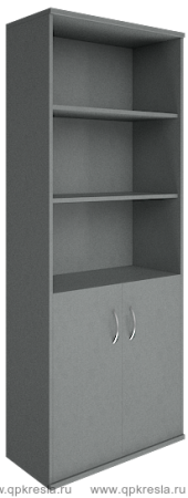 Шкаф высокий широкий (2 низкие двери ЛДСП) А.СТ-1.1