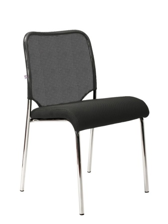 Офисный стул Amigo (Амиго) хром (Ткань-сетка Черный)