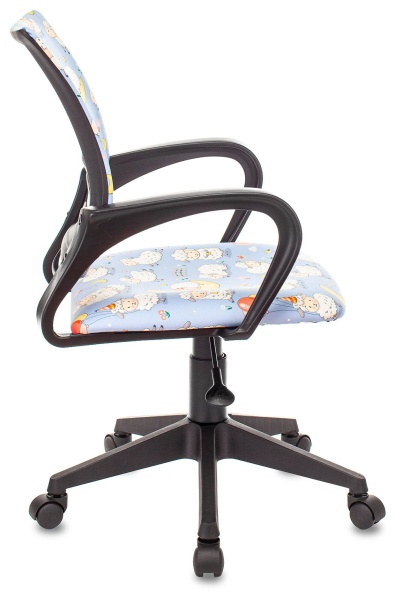 Кресло детское Бюрократ BUROKIDS 1 голубой овечки крестов. пластик Кресло детское Бюрократ BUROKIDS 1 голубой овечки крестов. пластик