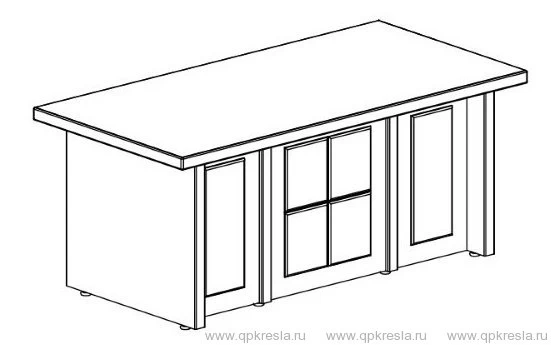 Стол руководителя Милан Люкс МЛ-1.9