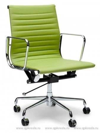 Кресло Eames (Эймс) Ribbed салатовое